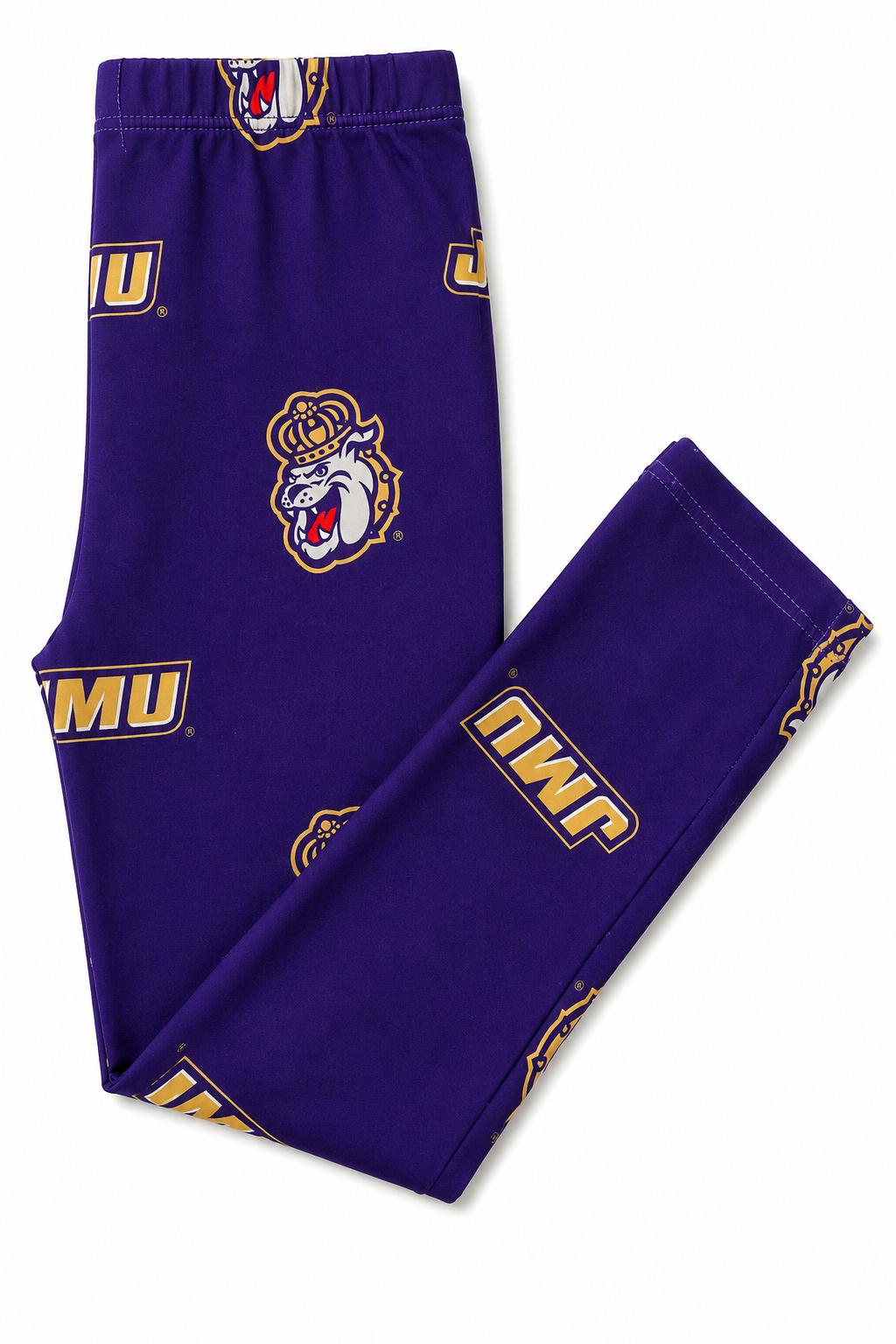 JMU Purple Duke Dog Leggings-Mila & Rose ®
