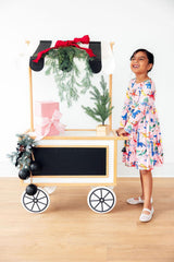 Jingle Saurus L/S Pocket Twirl Dress-Mila & Rose ®