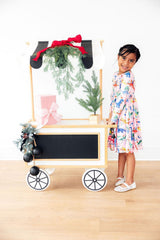 Jingle Saurus L/S Pocket Twirl Dress-Mila & Rose ®