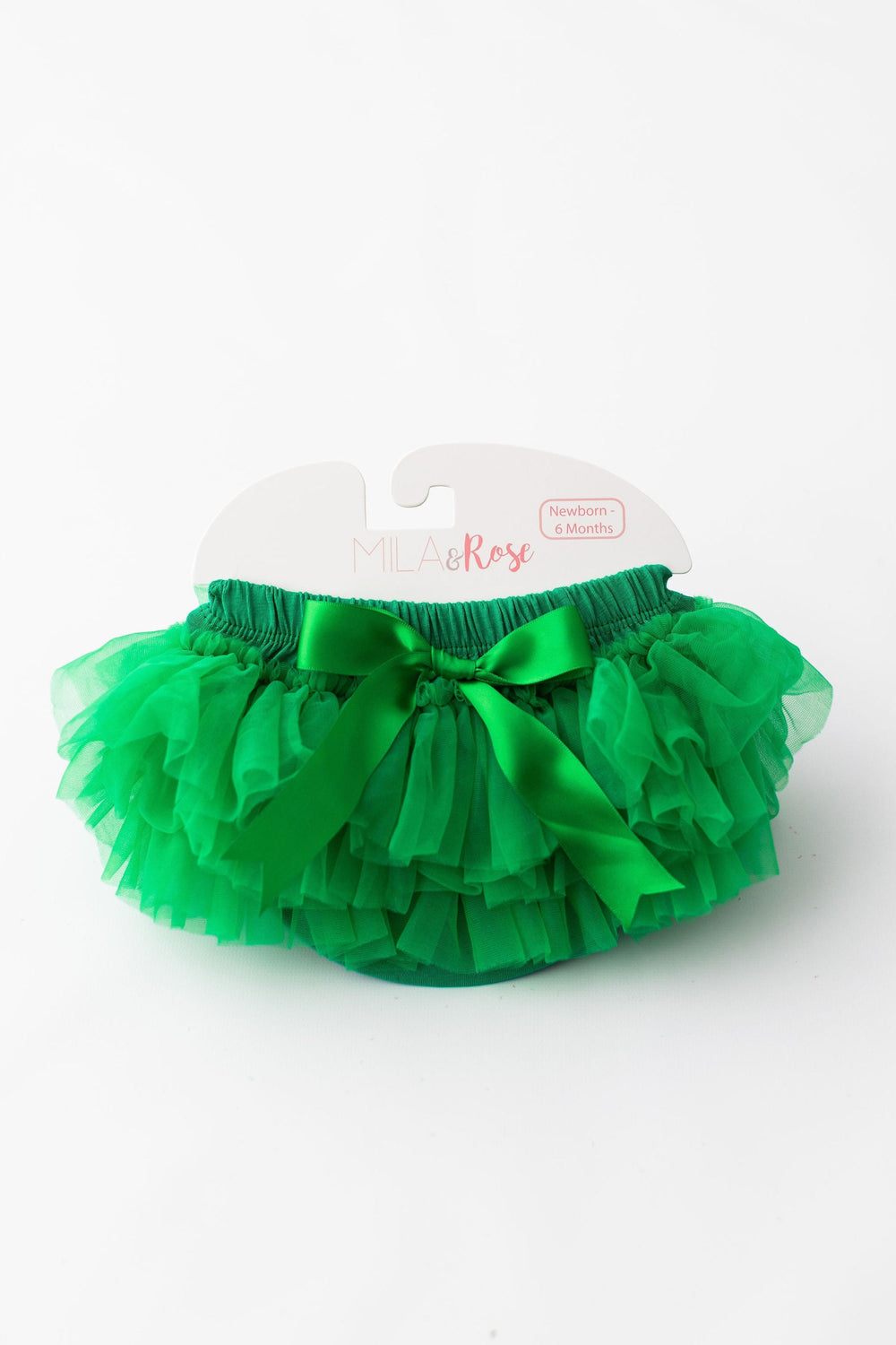 Kelly Green Ruffle Tutu Bloomer-Mila & Rose ®