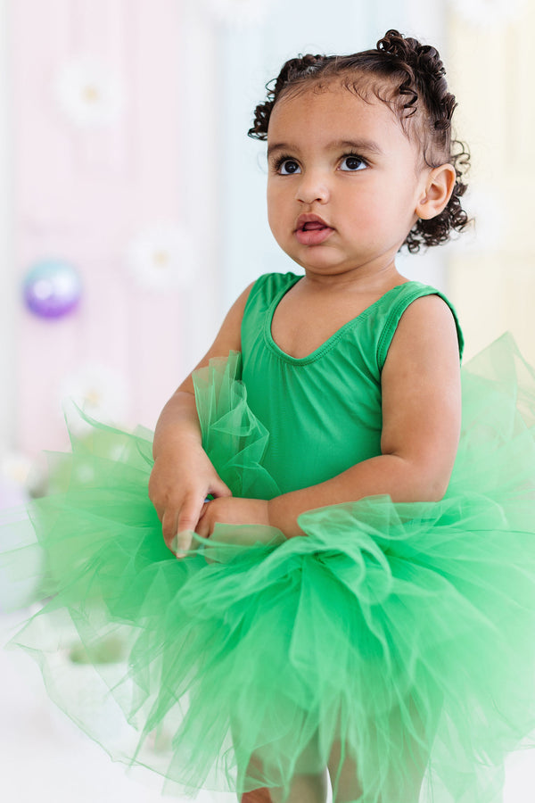 Kelly Green Tank Tutu Leotard 7/8