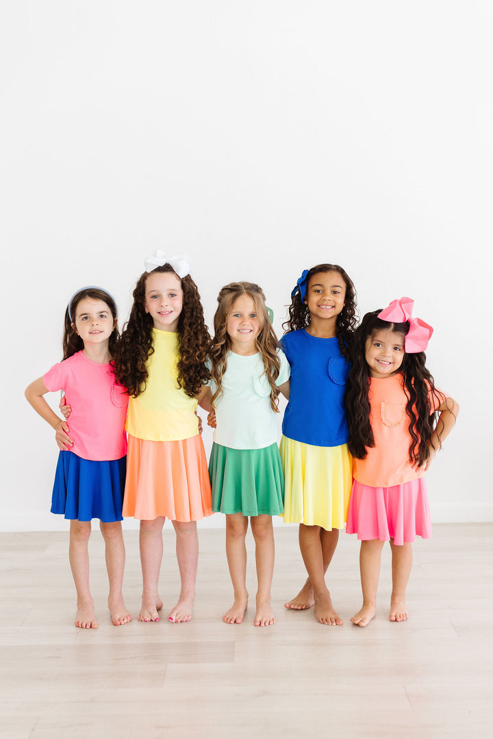 Kelly Green Twirl Skort-Mila & Rose ®