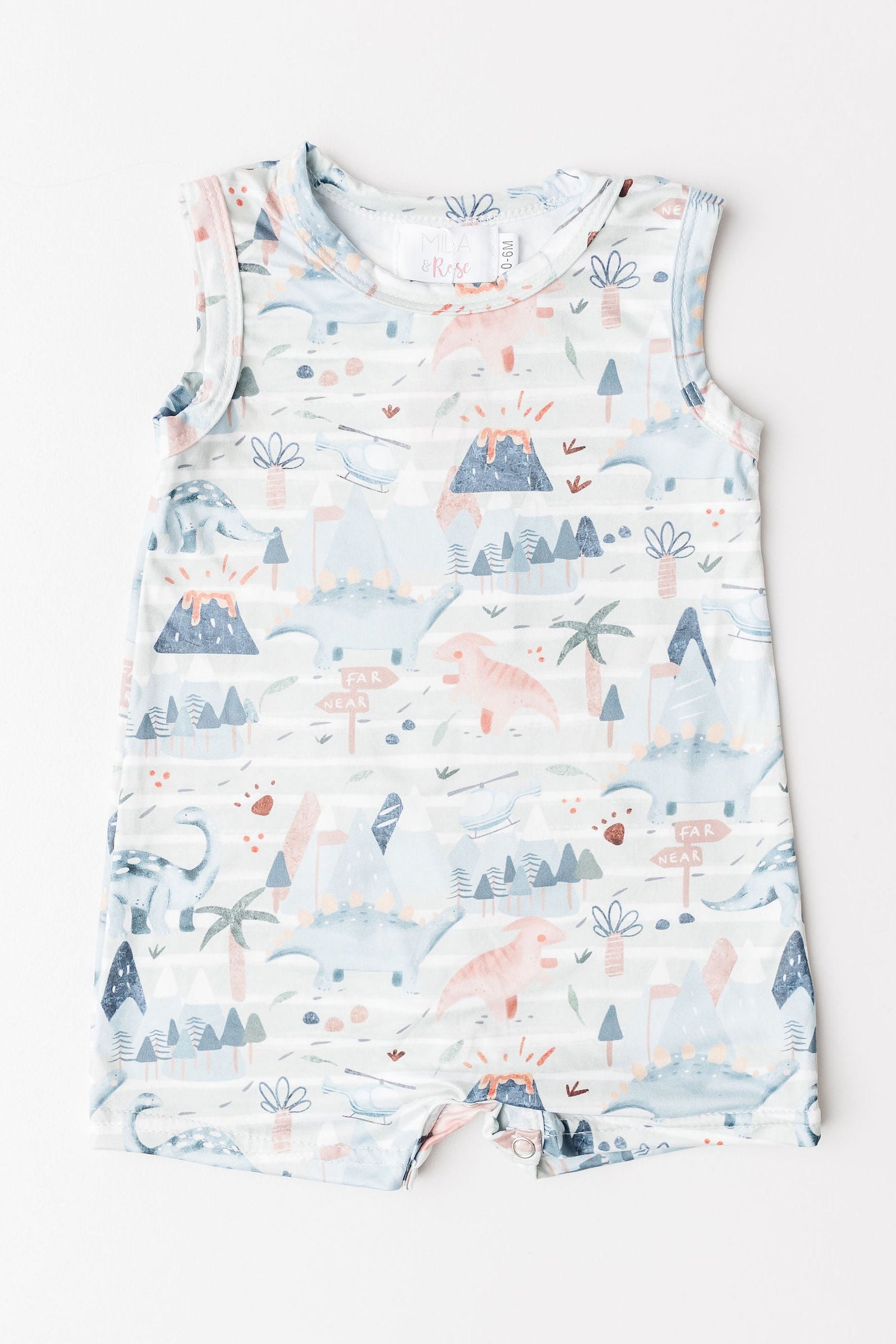 (L) Dino Tracks Shorty One-Piece-Mila & Rose ®