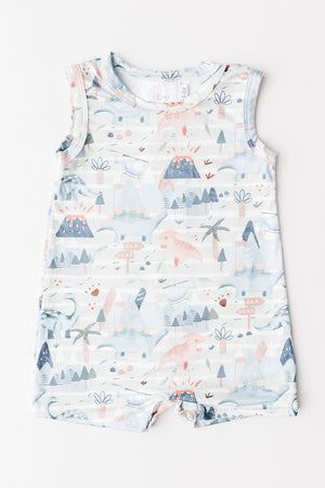 (L) Dino Tracks Shorty One-Piece-Mila & Rose ®