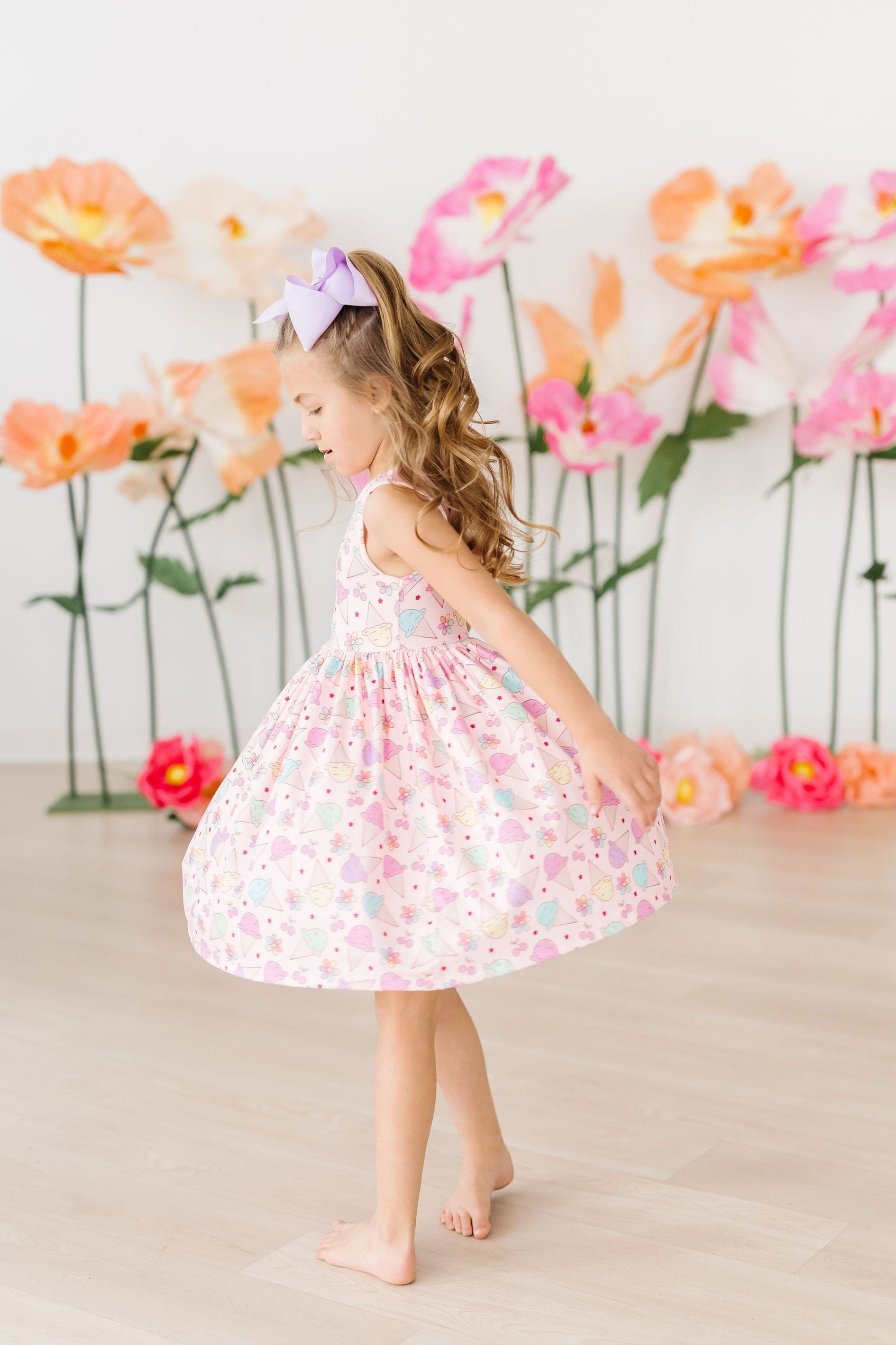 (L) Ice Cream & Shout Tank Twirl Dress-Mila & Rose ®