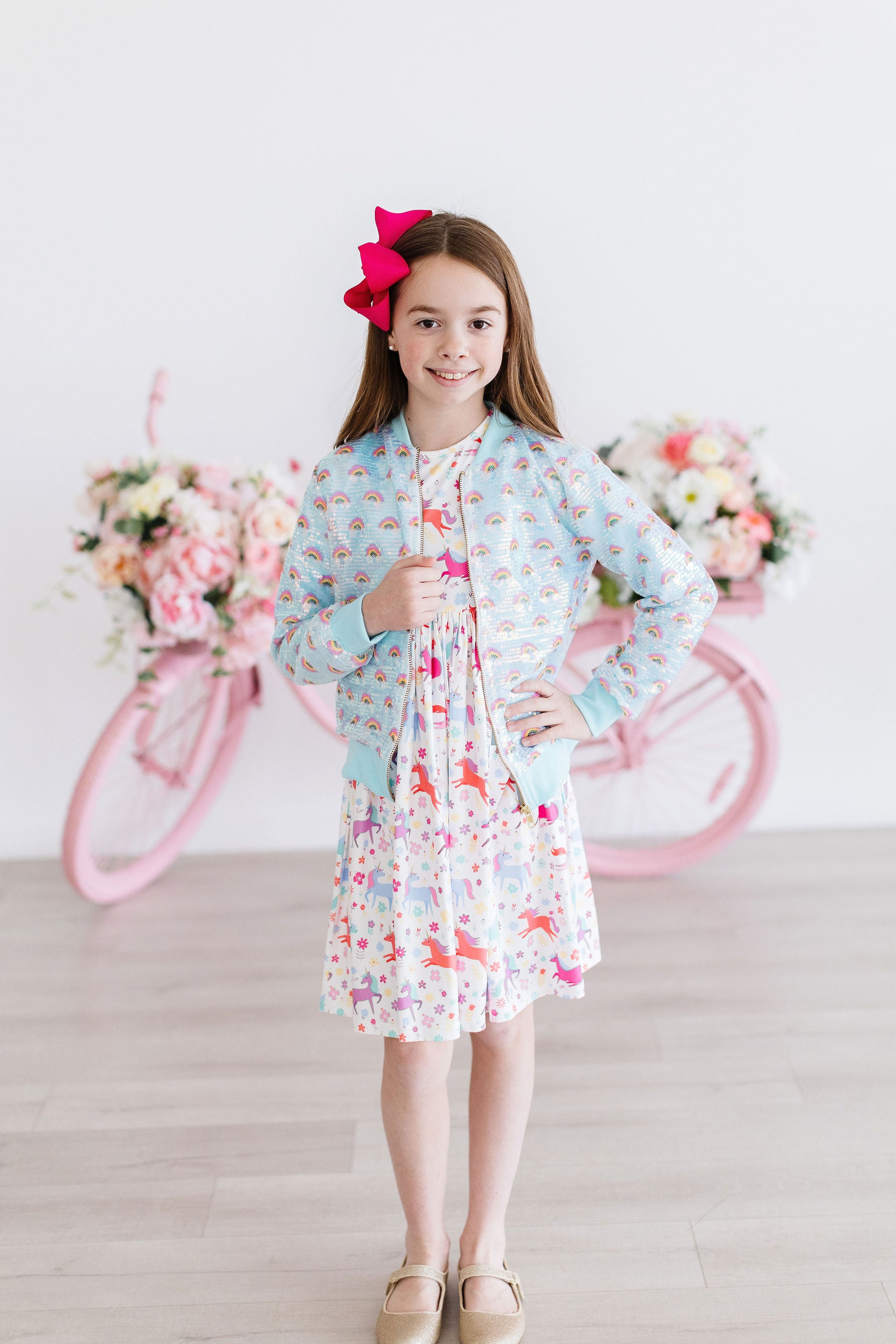Mint Rainbow Sequin Jacket - 3T Mint Rainbow Sequin Jacket - 3T