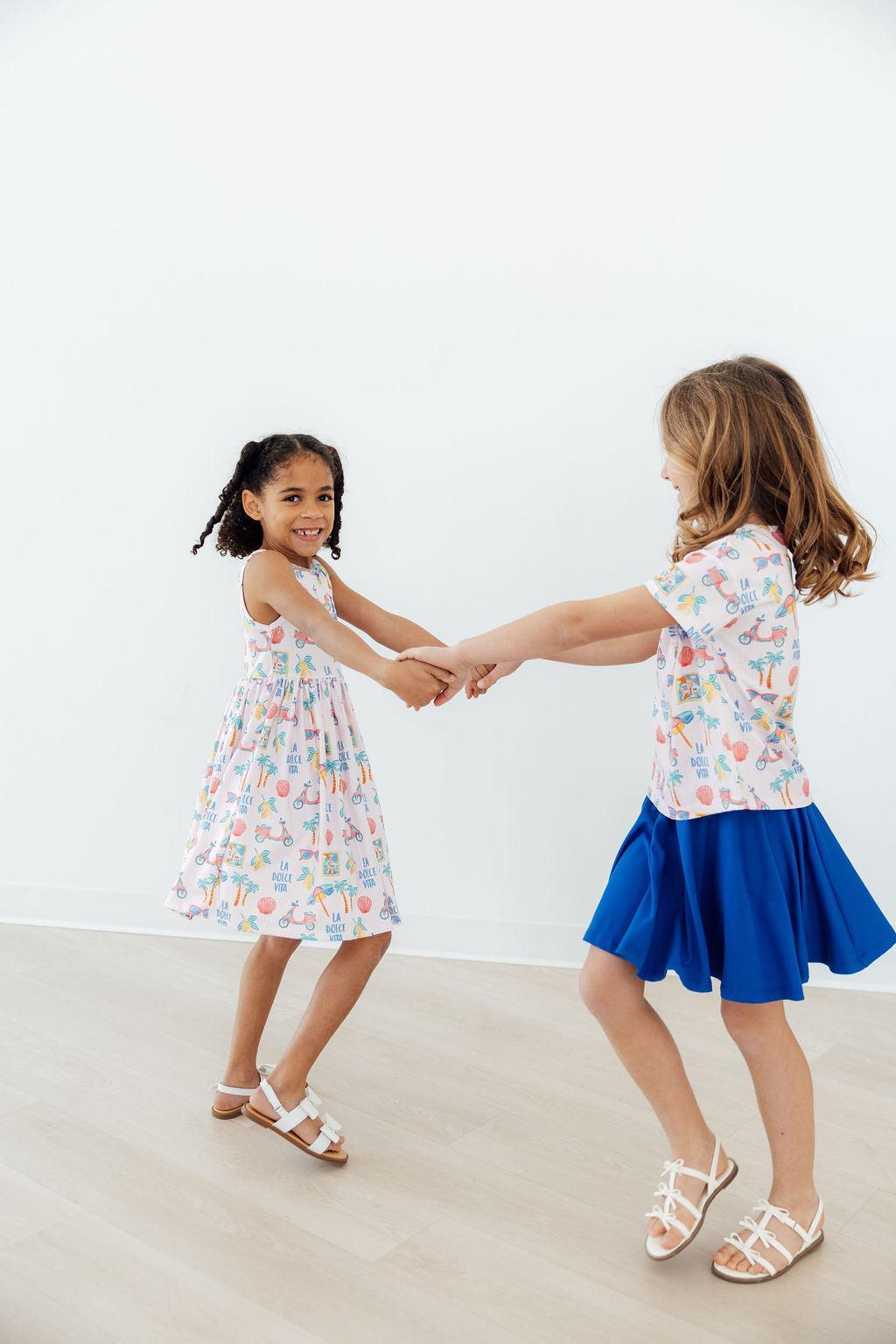 La Dolce Vita Ruffle Pocket Tee-Mila & Rose ®