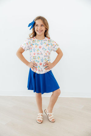 La Dolce Vita Ruffle Pocket Tee-Mila & Rose ®