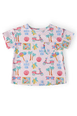 La Dolce Vita Ruffle Pocket Tee-Mila & Rose ®