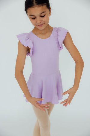 Lavender S/S Twirl Leotard-Mila & Rose ®