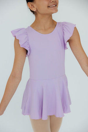 Lavender S/S Twirl Leotard-Mila & Rose ®