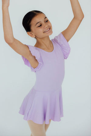 Lavender S/S Twirl Leotard-Mila & Rose ®
