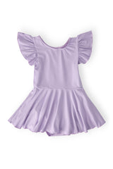 Lavender S/S Twirl Leotard-Mila & Rose ®