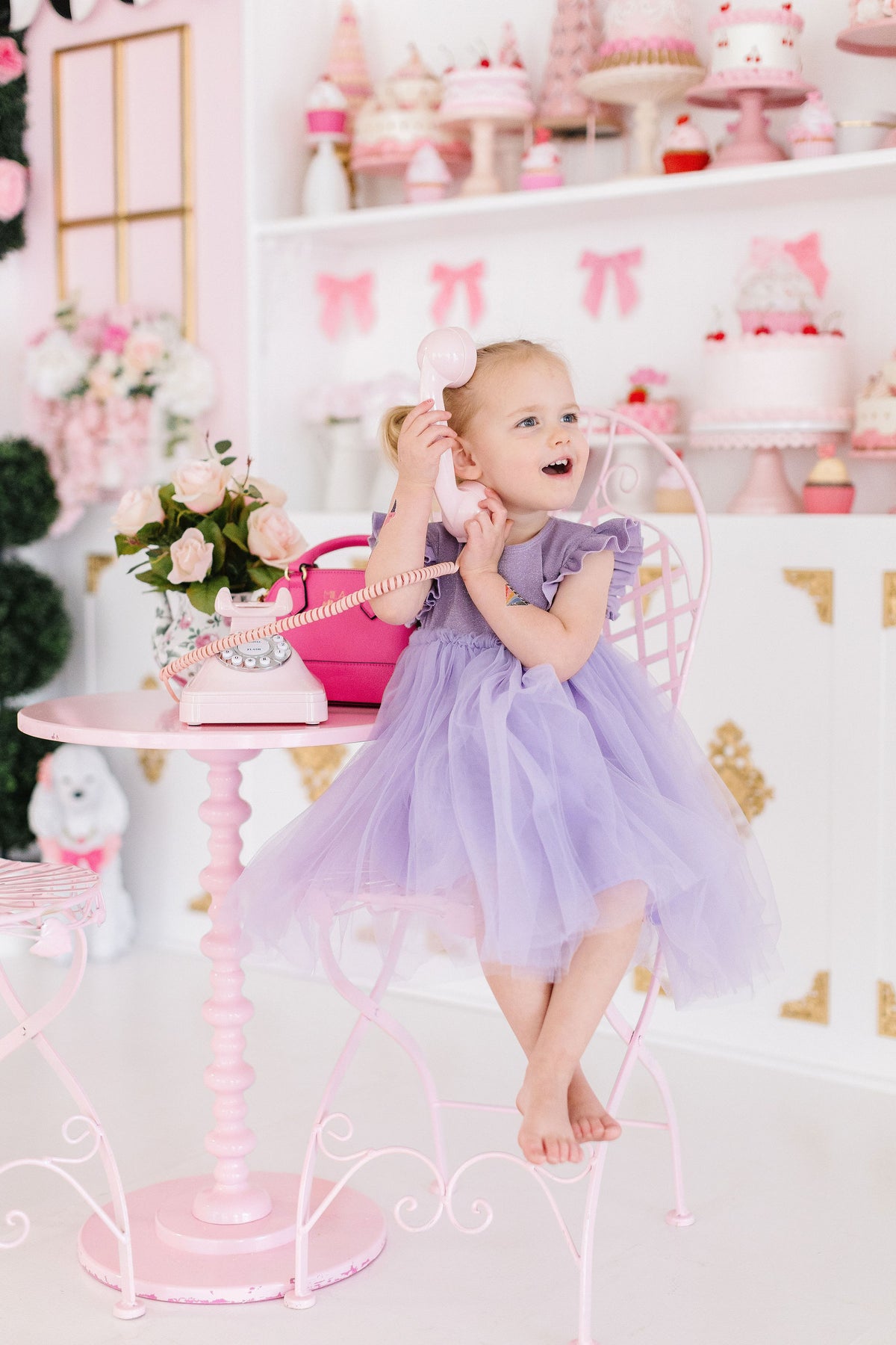 Girls' Lavender Shimmer Tutu Dress Size: 3T Toddler By Mila & Rose