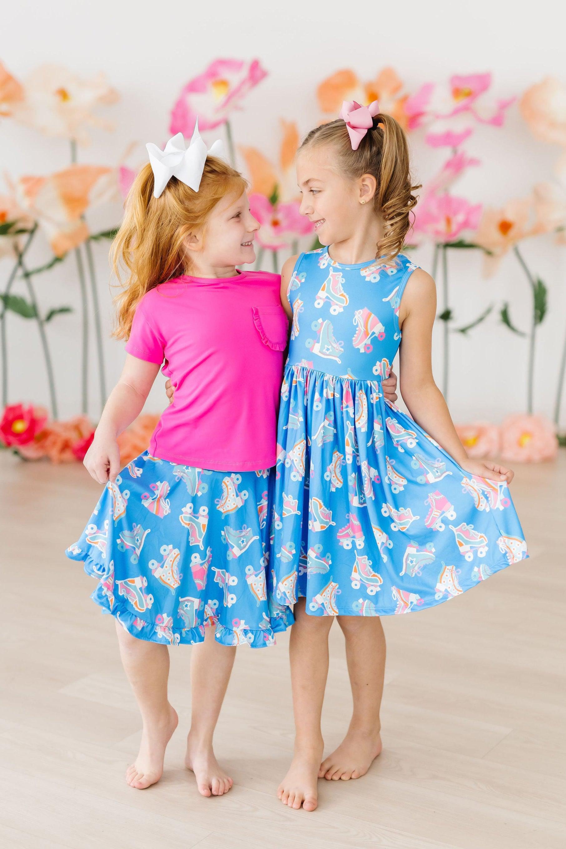 Let the Good Times Roll Ruffle Twirl Skort-Mila & Rose ®