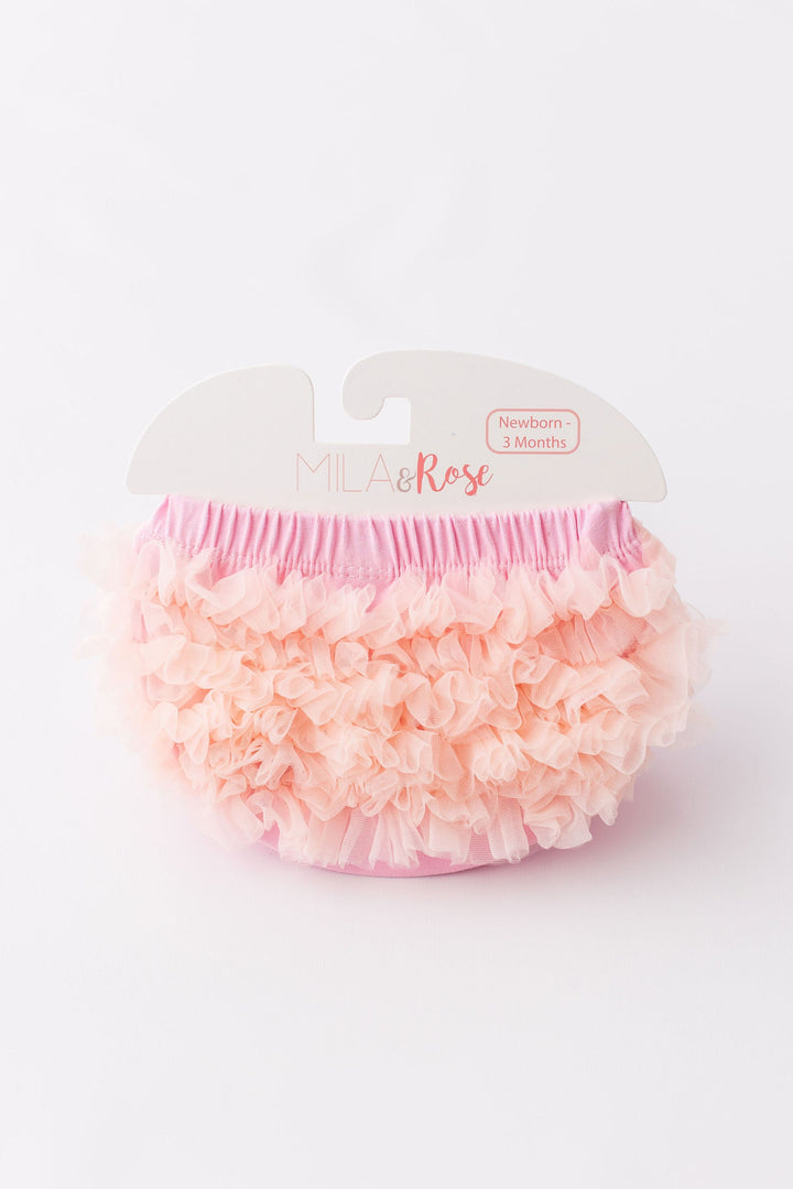 Light Pink Ruffle Bum Bloomer-Mila & Rose ®