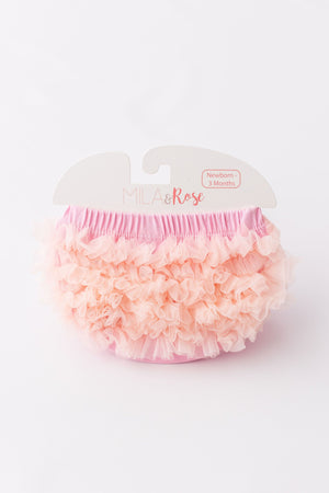 Light Pink Ruffle Bum Bloomer-Mila & Rose ®