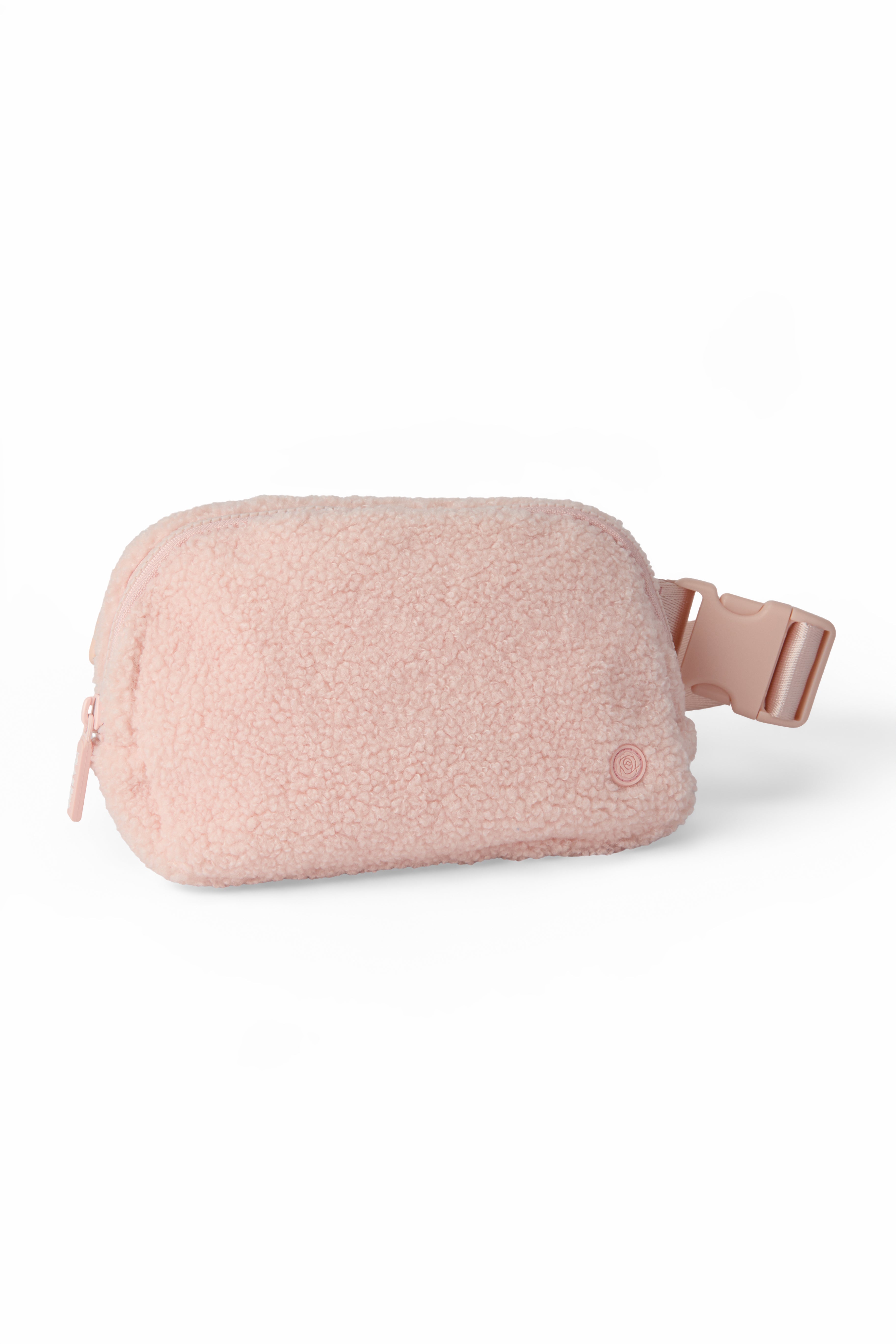 Light Pink Fleece Belt Bag-Mila & Rose ®