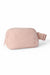 Light Pink Fleece Belt Bag-Mila & Rose ®