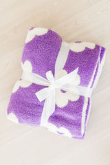 Lilac/Coconut Flower Cozy Blanket-Mila & Rose ®