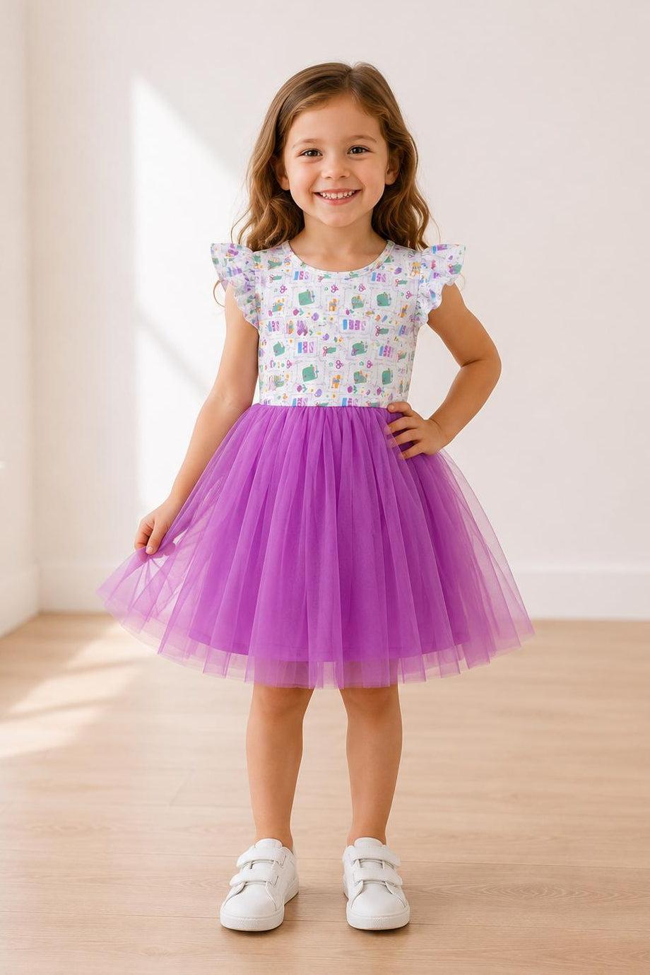 Back to School L/S Tutu Dress Back to School L/S Tutu Dress