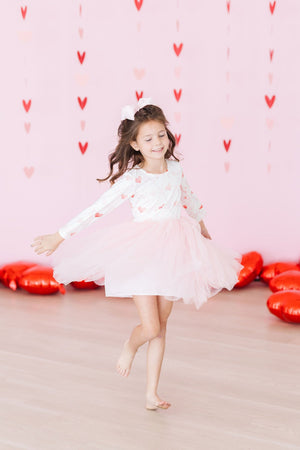 Love is in the Air L/S Tutu Dress-Mila & Rose ®