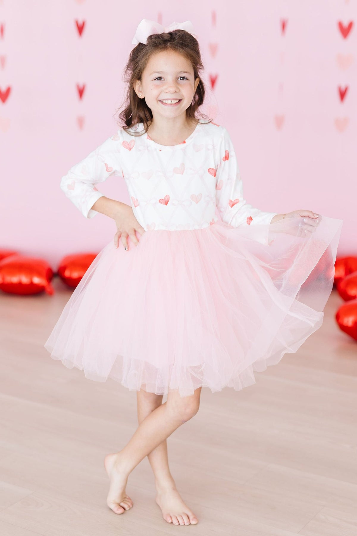 SALE Love is in the Air L/S Tutu Dress-Mila & Rose ®