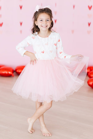 Love is in the Air L/S Tutu Dress-Mila & Rose ®