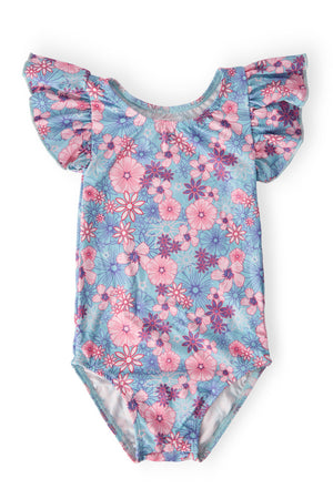 Love Blooms S/S Flutter Sleeve Leotard-Mila & Rose ®