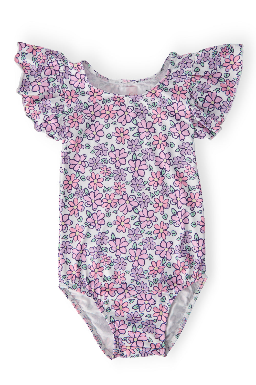 Lovely Lavender S/S Flutter Sleeve Leotard-Mila & Rose ®