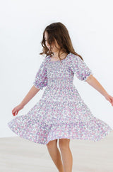 Lovely Lavender Smocked Ruffle Dress-Mila & Rose ®