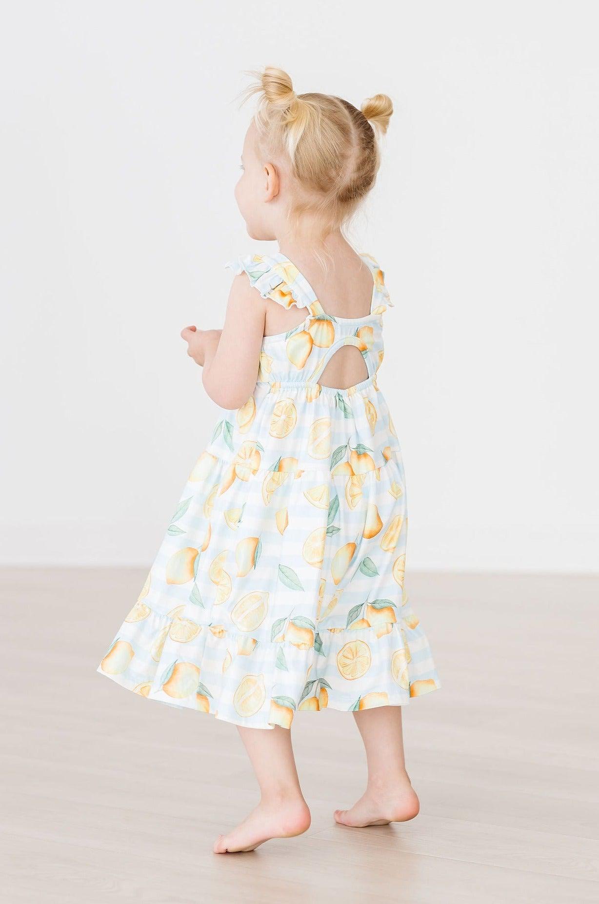 Lovely Lemons Ruffle Maxi Dress | Mila & Rose Lovely Lemons Ruffle Maxi Dress | Mila & Rose