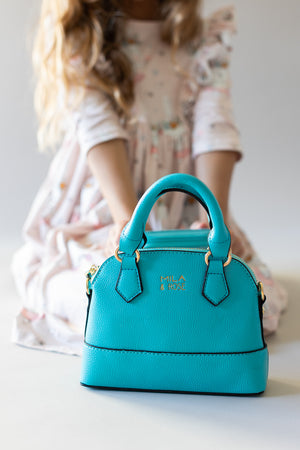 Caribbean Blue Girl's Crossbody Purse-Mila & Rose ®