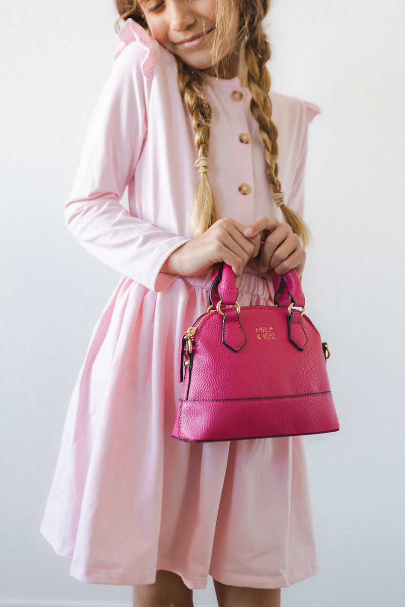 Hot Pink Girl's Crossbody Purse-Mila & Rose ®