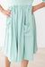 Sage 3/4 Sleeve Pocket Twirl Dress-Mila & Rose ®