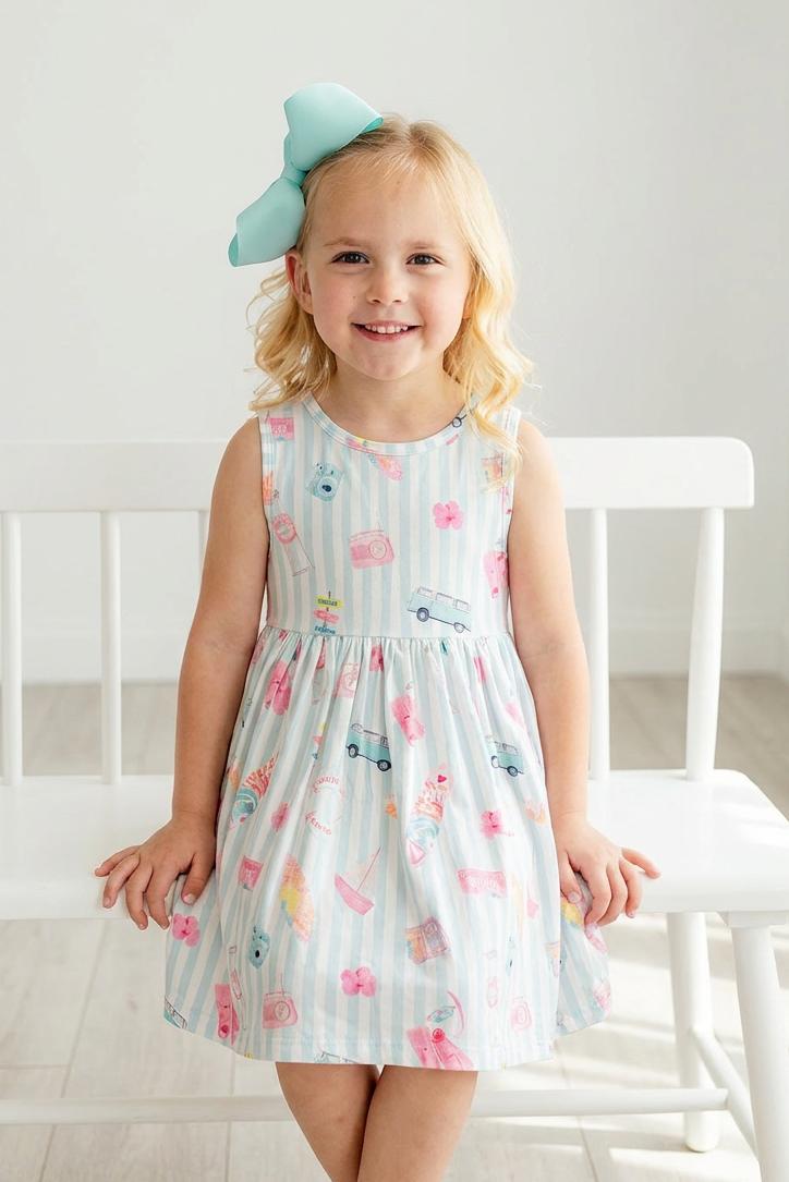 Malibu Girl Tank Twirl Dress-Mila & Rose ®