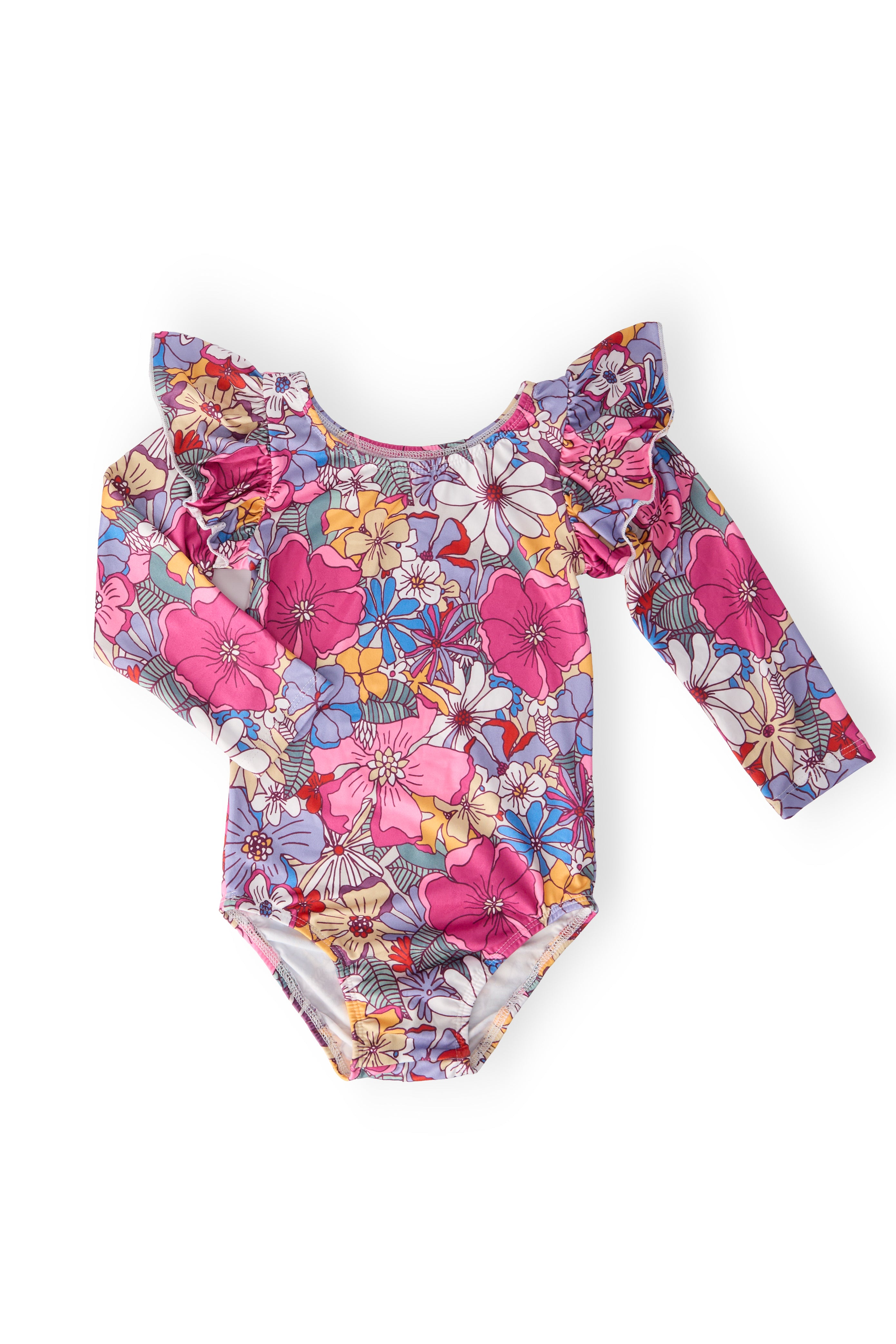 Mauve What's Up Buttercup L/S Flutter Sleeve Leotard-Mila & Rose ®