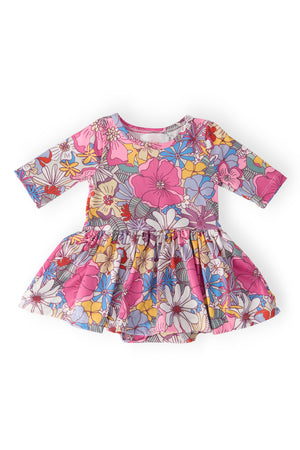 Mauve What's Up Buttercup Twirl Bodysuit-Mila & Rose ®