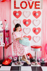 Melt My Heart 3/4 Sleeve Ruffle Twirl Dress-Mila & Rose ®