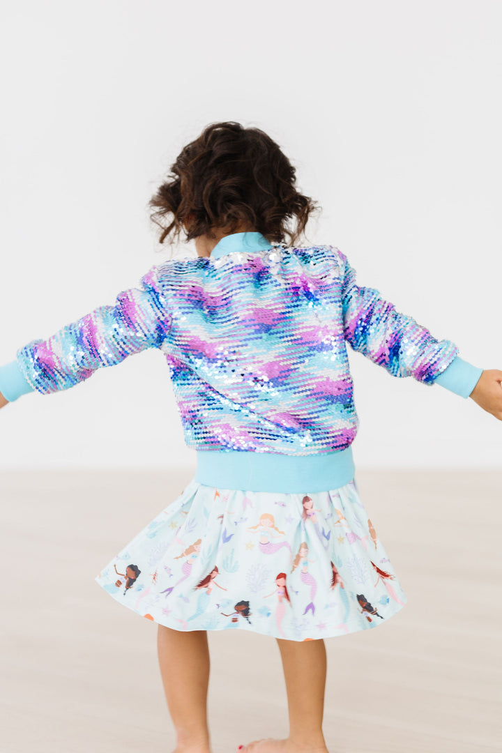 Mermaid Flip Sequin Jacket-Mila & Rose ®