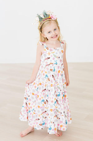 Mermaid Magic Ruffle Maxi Dress-Mila & Rose ®