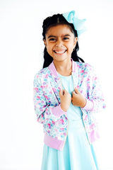 Mermaid Scales Satin Jacket-Mila & Rose ®