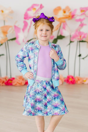 Mermaid Flip Sequin Twirl Skort-Mila & Rose ®