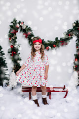Merry & Bright 3/4 Sleeve Pocket Twirl Dress-Mila & Rose ®
