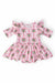 Merry Mistletoe 3/4 Sleeve Twirl Flutter Bodysuit-Mila & Rose ®