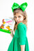 Kelly Green 3/4 Pocket Twirl Dress-Mila & Rose ®