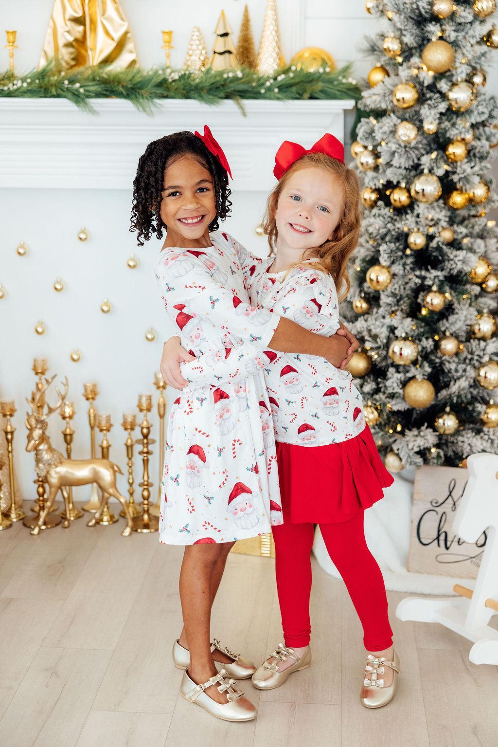 Mistletoe Magic 3/4 Sleeve Pocket Twirl Dress-Mila & Rose ®