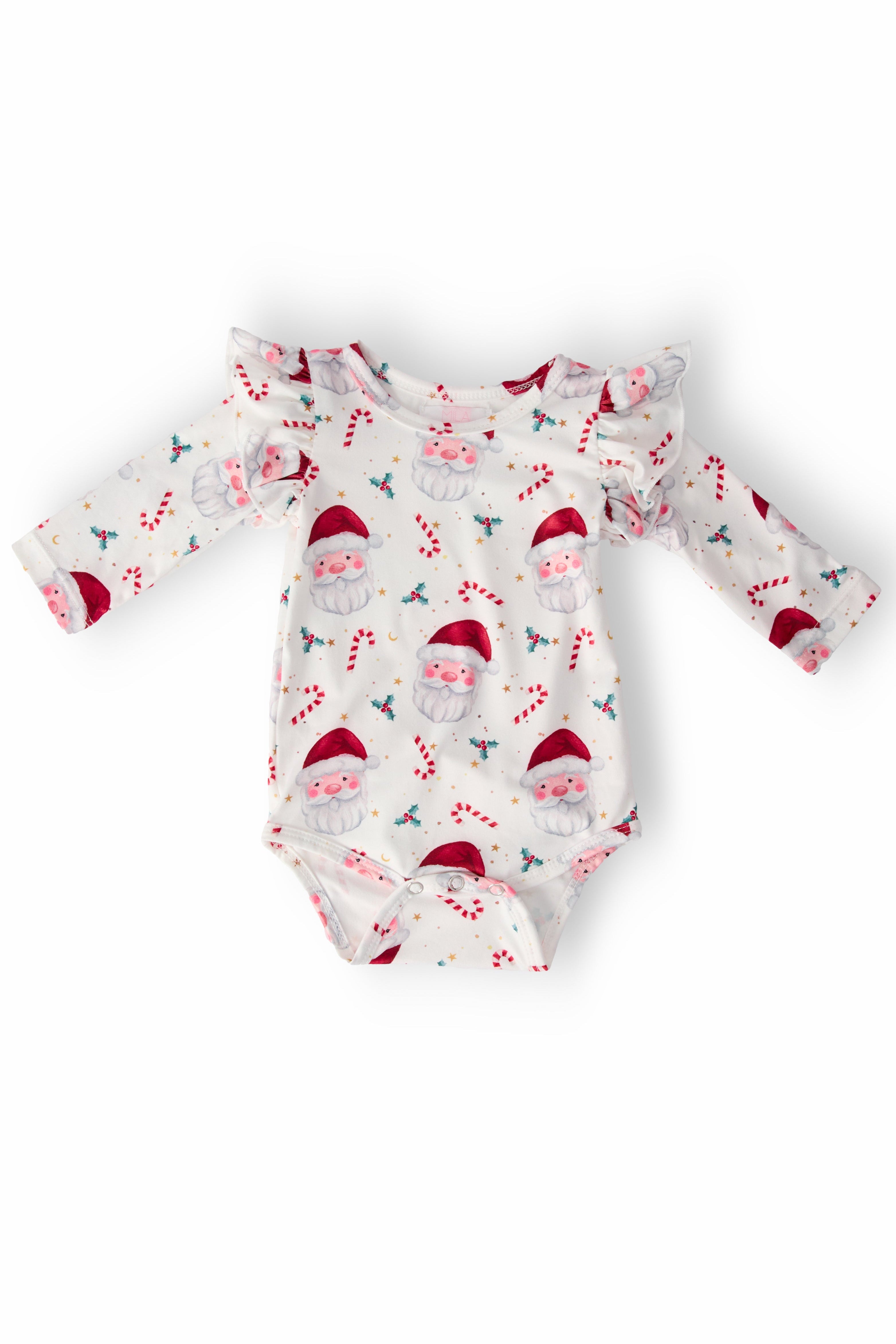Mistletoe Magic L/S Flutter Bodysuit-Mila & Rose ®