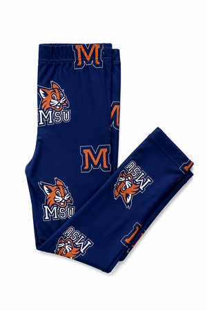 Montana State University Blue Bobcat Leggings