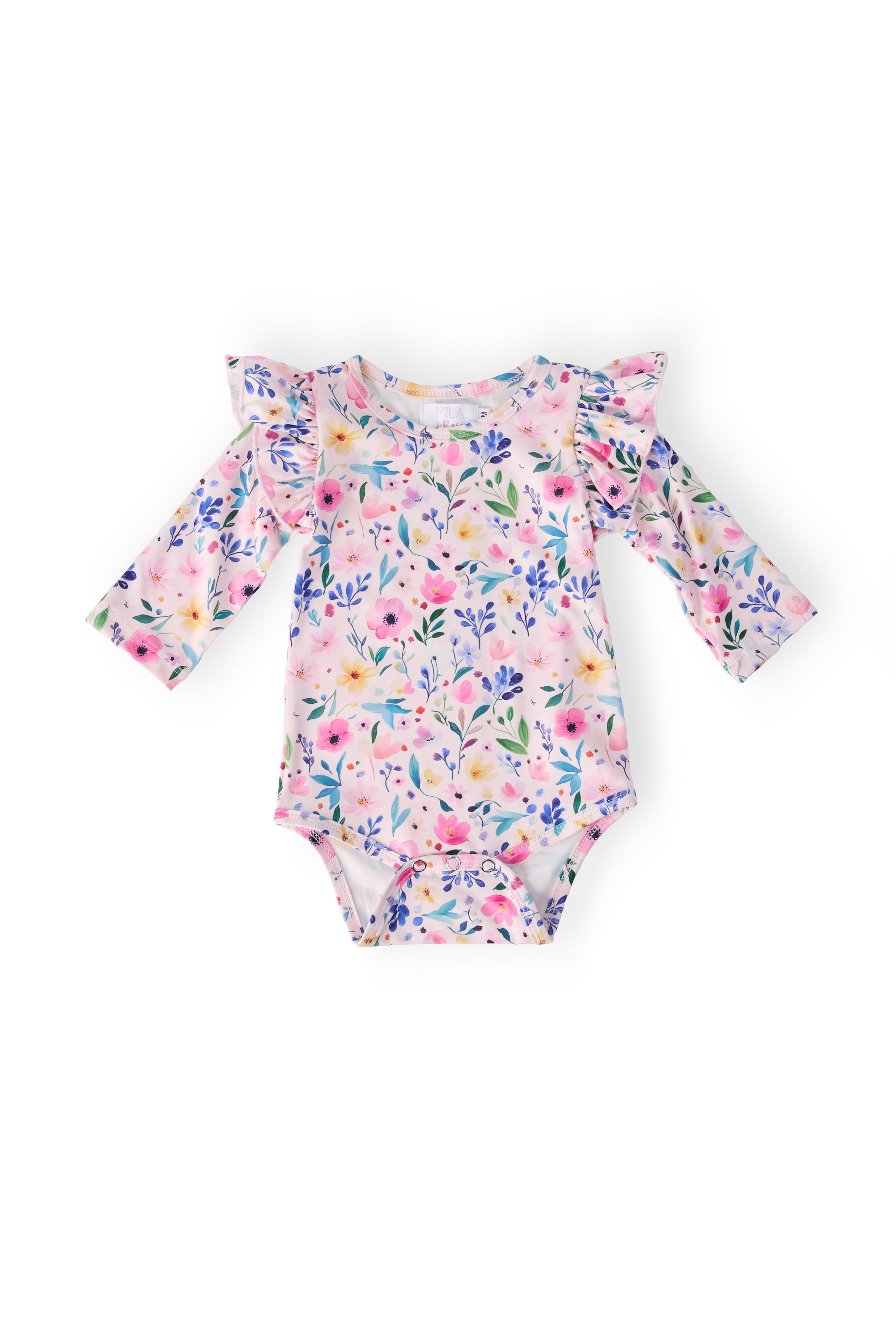 Morning Meadows L/S Flutter Bodysuit-Mila & Rose ®